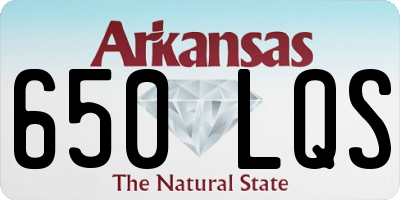 AR license plate 650LQS