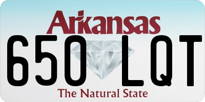 AR license plate 650LQT