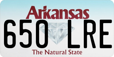 AR license plate 650LRE