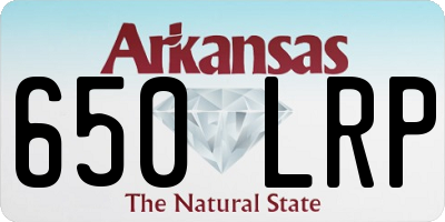 AR license plate 650LRP