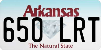 AR license plate 650LRT