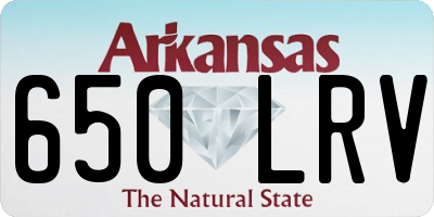 AR license plate 650LRV