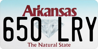 AR license plate 650LRY