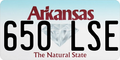 AR license plate 650LSE
