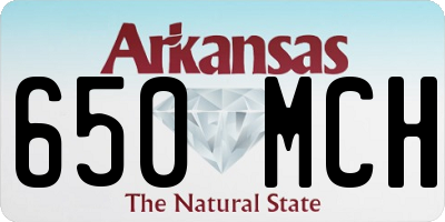 AR license plate 650MCH
