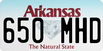 AR license plate 650MHD