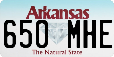 AR license plate 650MHE