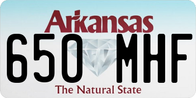AR license plate 650MHF