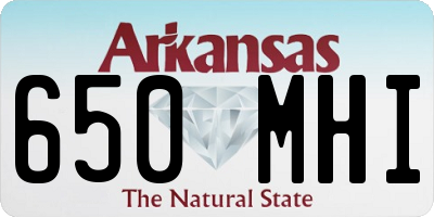 AR license plate 650MHI