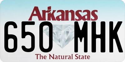 AR license plate 650MHK