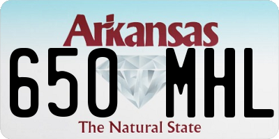 AR license plate 650MHL