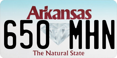 AR license plate 650MHN