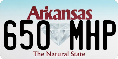 AR license plate 650MHP