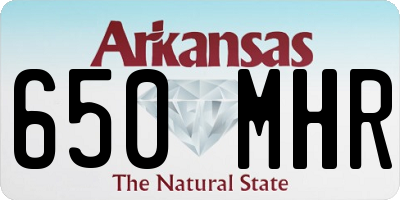 AR license plate 650MHR