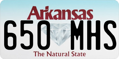 AR license plate 650MHS