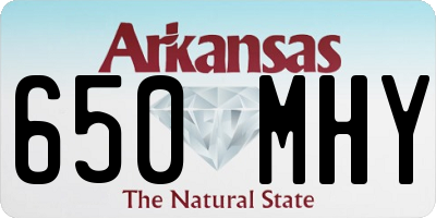 AR license plate 650MHY