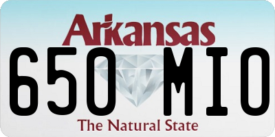 AR license plate 650MIO