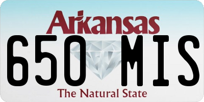 AR license plate 650MIS