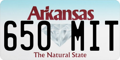 AR license plate 650MIT