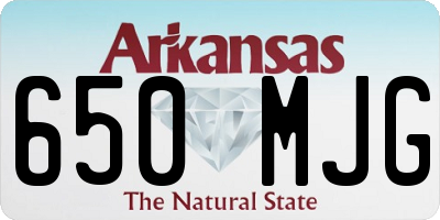 AR license plate 650MJG