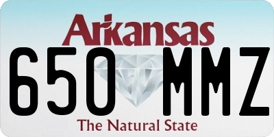 AR license plate 650MMZ