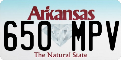 AR license plate 650MPV