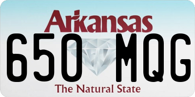 AR license plate 650MQG