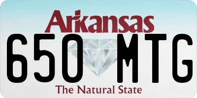 AR license plate 650MTG
