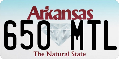 AR license plate 650MTL