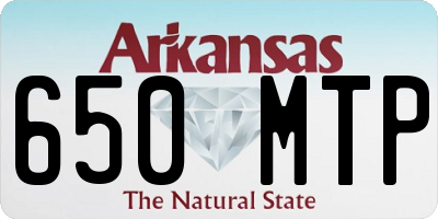AR license plate 650MTP