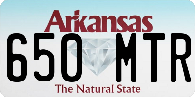 AR license plate 650MTR