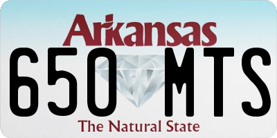 AR license plate 650MTS
