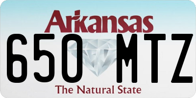 AR license plate 650MTZ