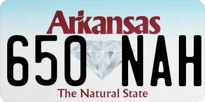 AR license plate 650NAH