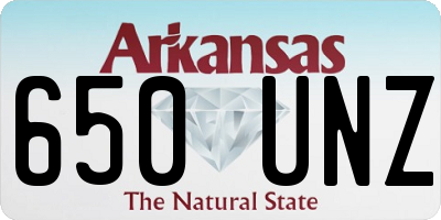 AR license plate 650UNZ