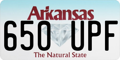 AR license plate 650UPF