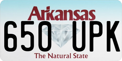 AR license plate 650UPK