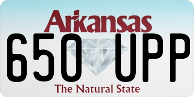 AR license plate 650UPP