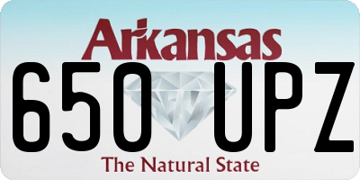 AR license plate 650UPZ