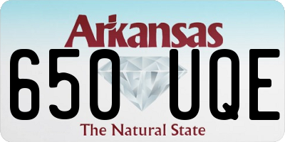 AR license plate 650UQE