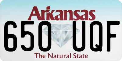 AR license plate 650UQF