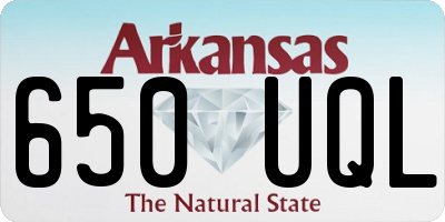AR license plate 650UQL