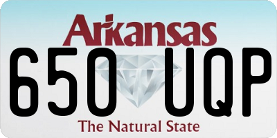 AR license plate 650UQP