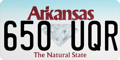 AR license plate 650UQR