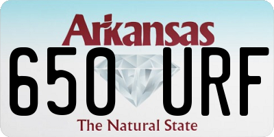 AR license plate 650URF