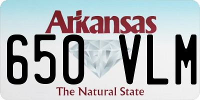 AR license plate 650VLM
