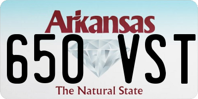 AR license plate 650VST