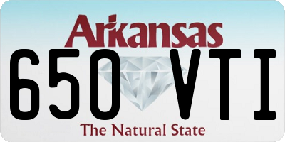 AR license plate 650VTI