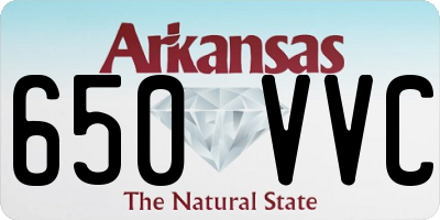 AR license plate 650VVC