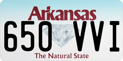 AR license plate 650VVI